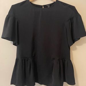 Ann Taylor PT black blouse